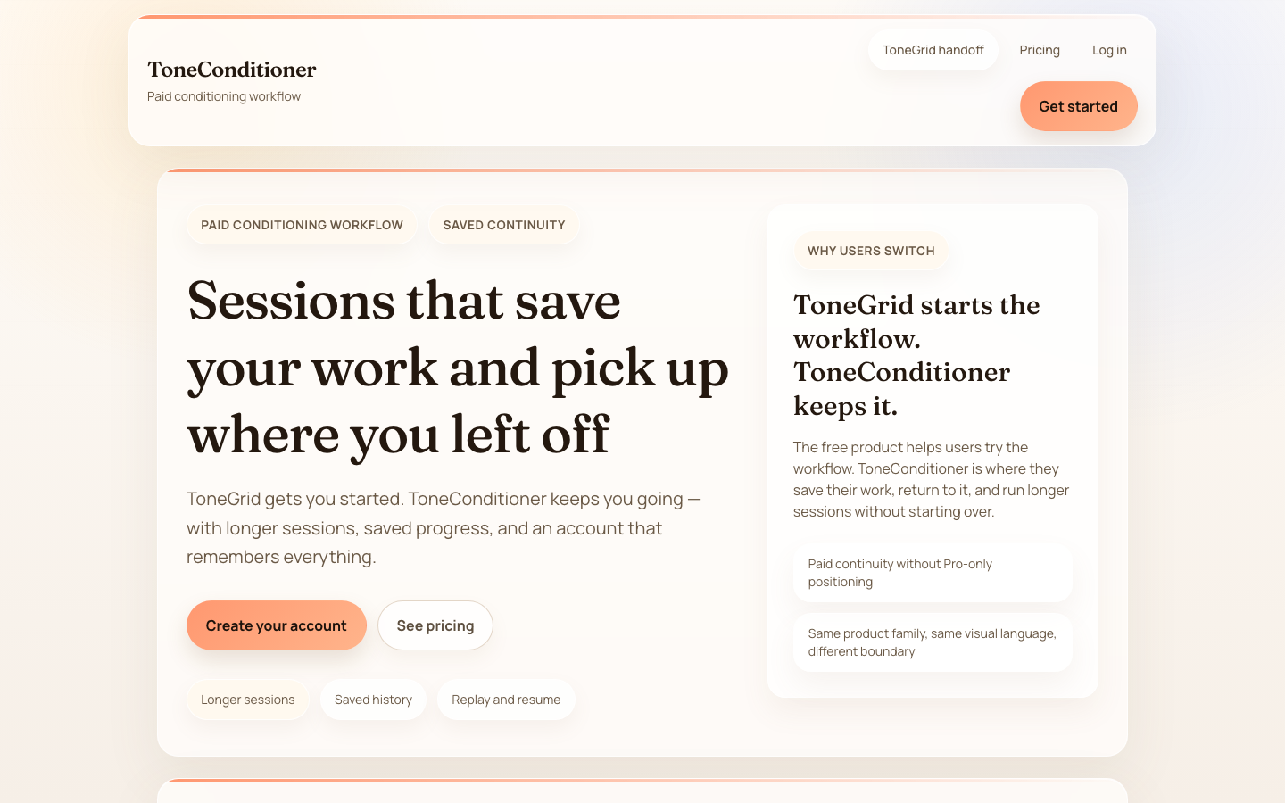ToneConditioner screenshot